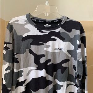 Hollister Camo Long Sleeved T-Shirt